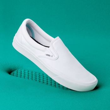 Panske Slip On Tenisky Vans Comfycush Biele VA76KTHDR